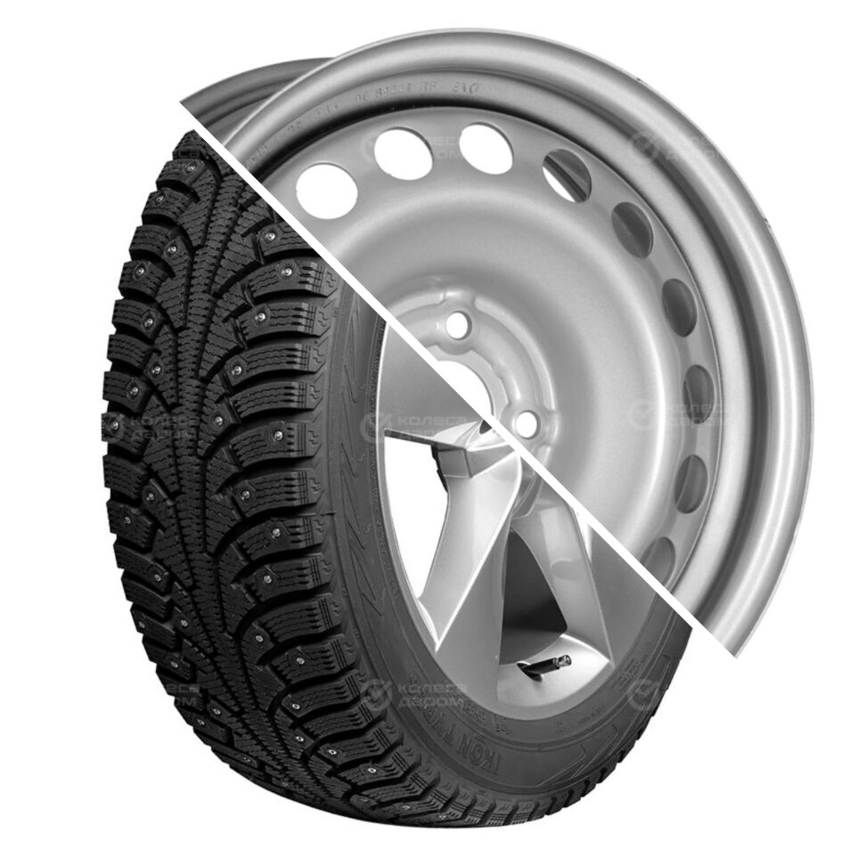 Character Ice 5 R15 185/55 86T шип XL + X40021P R15x6 4x98 ET35 CB58.6 Silver R15 185/55 86T шип XL + R15x6 4x98 ET35 CB58.6 Silver
