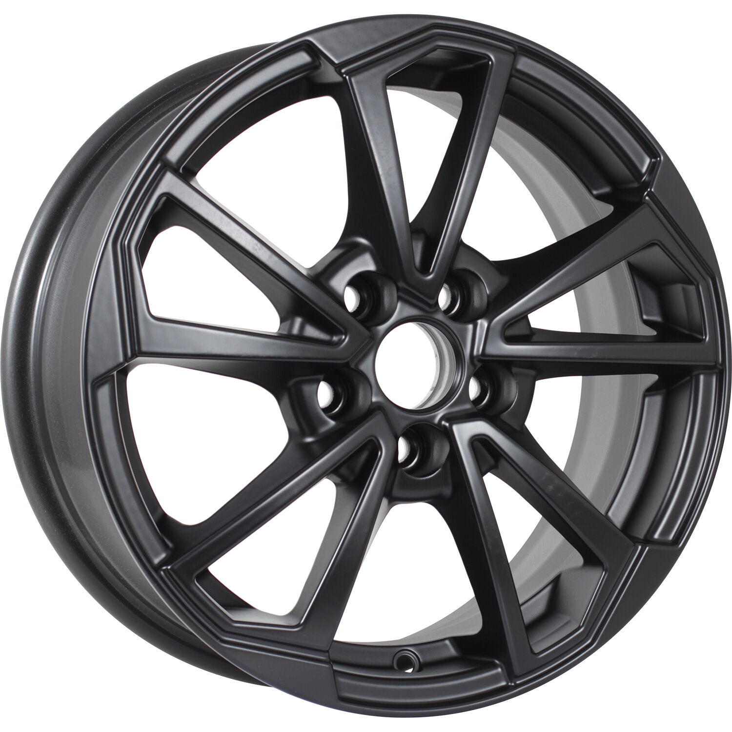 KDW KD1550 (15_Rapid) R15x6 5x100 ET38 CB57.1 Matt_Black_Painted