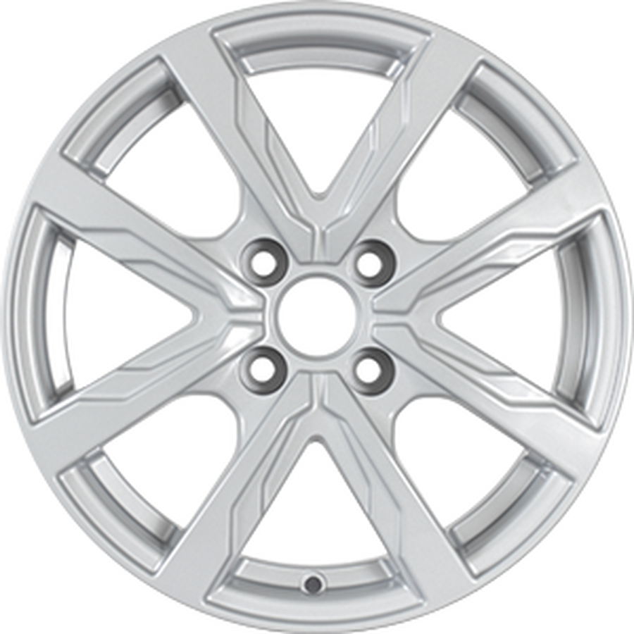 WUP Up122 R15x6 4x100 ET45 CB67.1 Silver_Classic