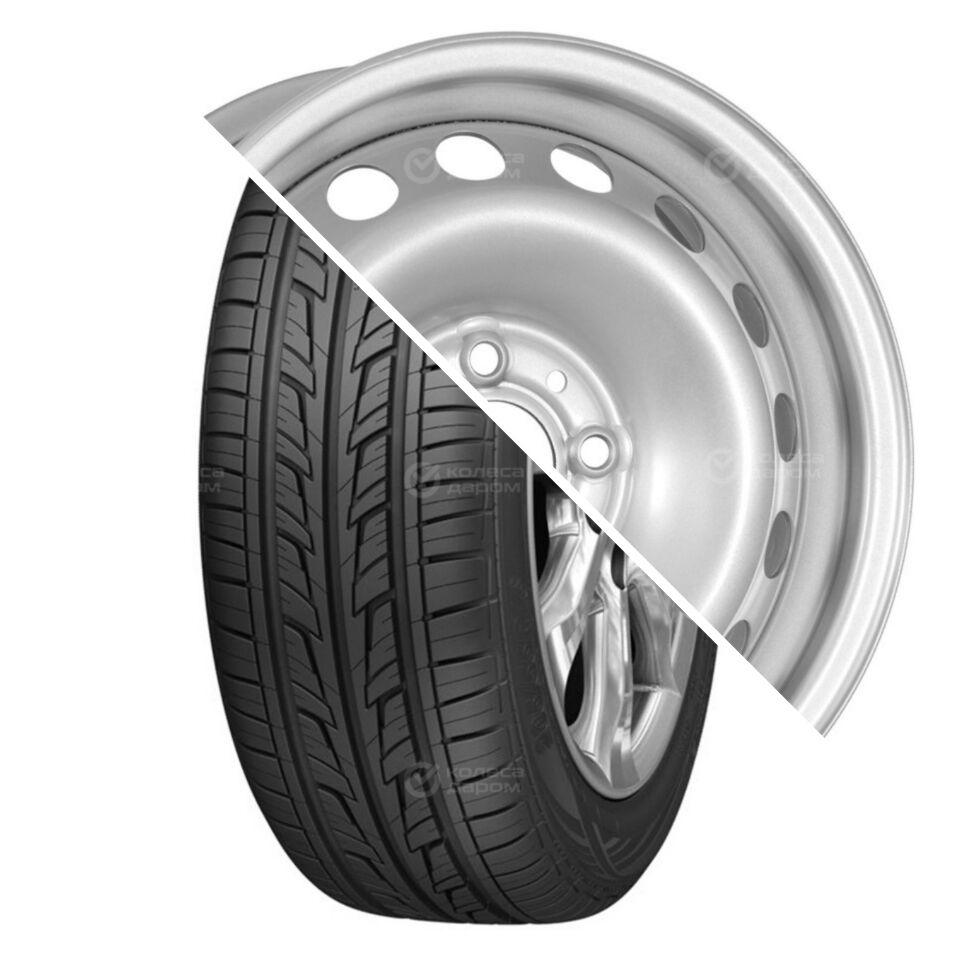 Cordiant Road Runner R14 185/60 82H + ВАЗ 2170 (16 отверстий) R14x5.5 4x98 ET35 CB58.6 Silver R14 185/60 82H + R14x5.5 4x98 ET35 CB58.6 Silver