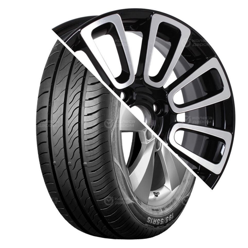 S01 R15 185/55 86V XL   () + Неман-Оригинал R15x6 4x98 ET35 CB58.5 Almaz_black  S01 R15 185/55 86V XL    + Неман-Оригинал R15x6 4x98 ET35 CB58.5 Almaz_black