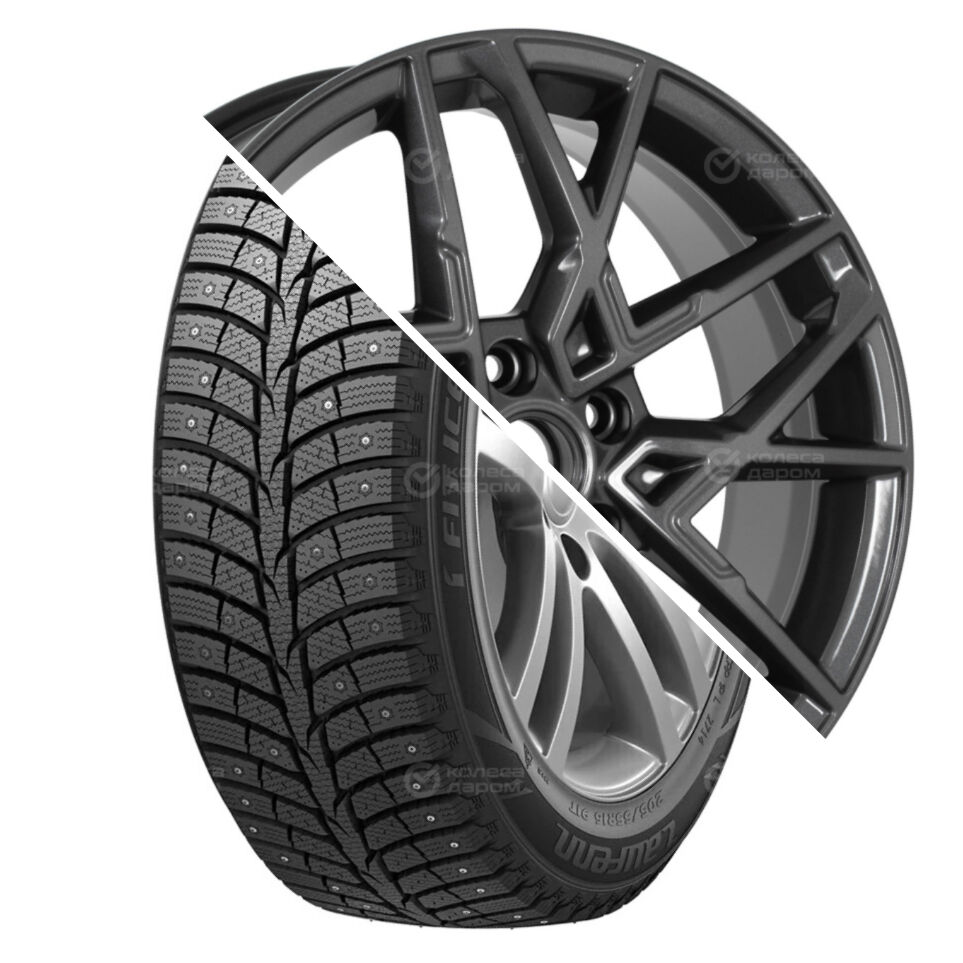 КиК I FIT ICE LW71 R18 215/55 95T шип   () + Вудроф R18x7 5x108 ET33 CB60.1 Quartz  I FIT ICE LW71 R18 215/55 95T шип    + Вудроф R18x7 5x108 ET33 CB60.1 Quartz