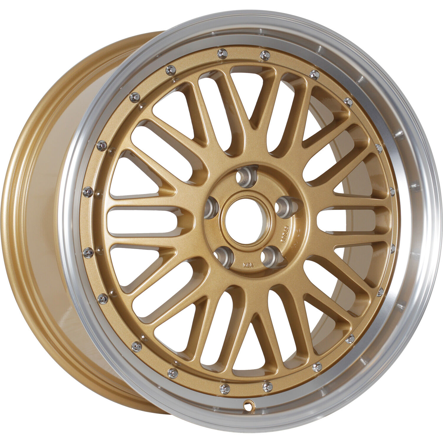 Keskin Tuning KT22 R19x8.5 5x114.3 ET40 CB72.6 Gold_Lip_Polish