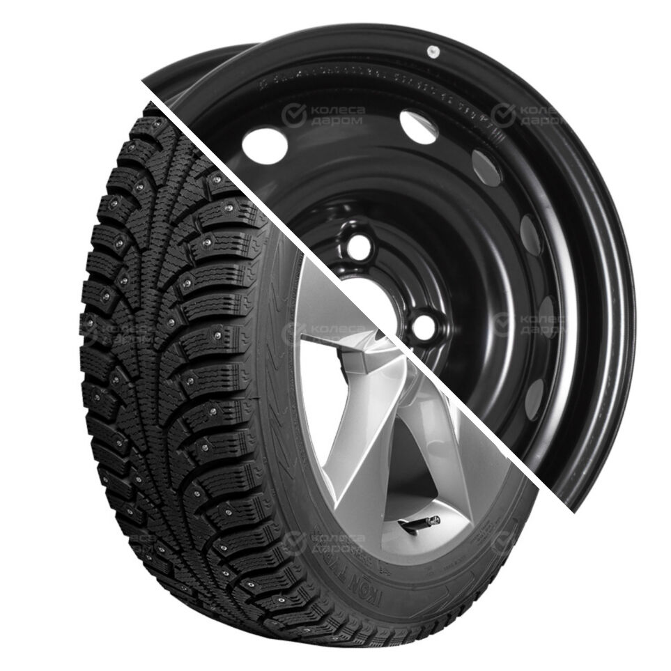 Евразиа ТАПО NORDMAN 5 R14 185/70 92T шип XL + 53A43C Евразиа ТАПО R14x5.5 4x100 ET43 CB60.1 Black R14 185/70 92T шип XL + R14x5.5 4x100 ET43 CB60.1 Black