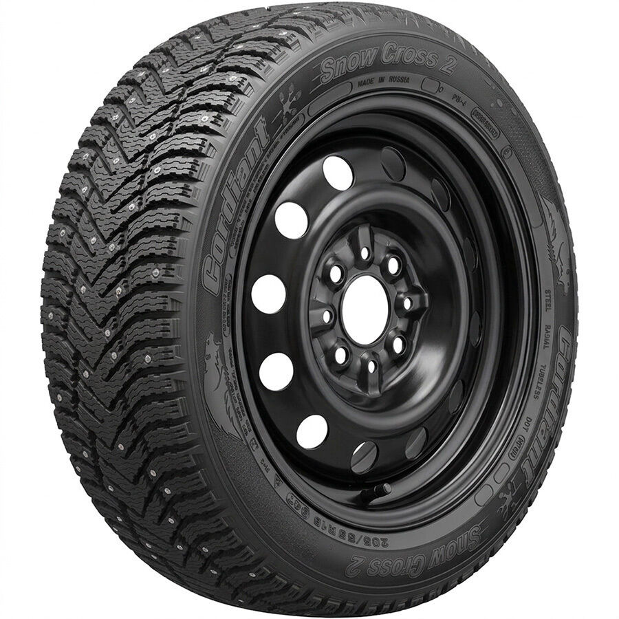 Snow Cross 2 R14 185/60 86 T шип() + Тольятти ВАЗ 2112 R14х5.5 4х98 ЕТ35 СВ58.6 Black Snow Cross 2 R14 185/60 86 T шип + Тольятти ВАЗ 2112 R14х5.5 4х98 ЕТ35 СВ58.6 Black