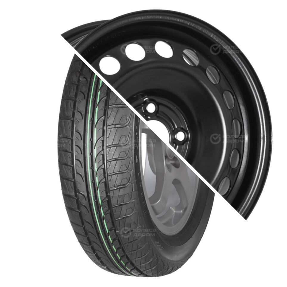 Trebl Zodiak 2 R15 185/65 92T + 64A50C TREBL R15x6 4x100 ET50 CB60.1 Black R15 185/65 92T + R15x6 4x100 ET50 CB60.1 Black