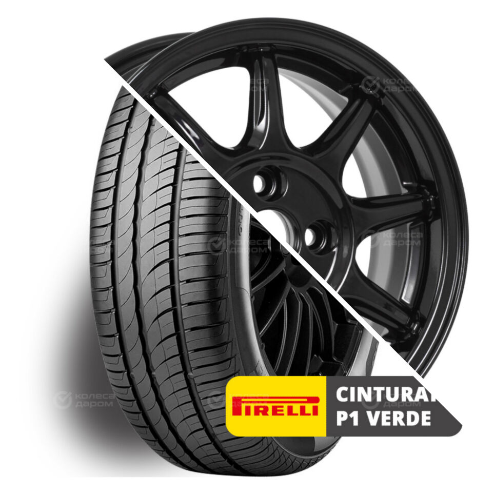 iFree Cinturato P1 Verde R14 185/60 82H    () + Эвил R14x5.5 4x98 ET35 CB58.5 BK  Cinturato P1 Verde R14 185/60 82H     + Эвил R14x5.5 4x98 ET35 CB58.5 BK