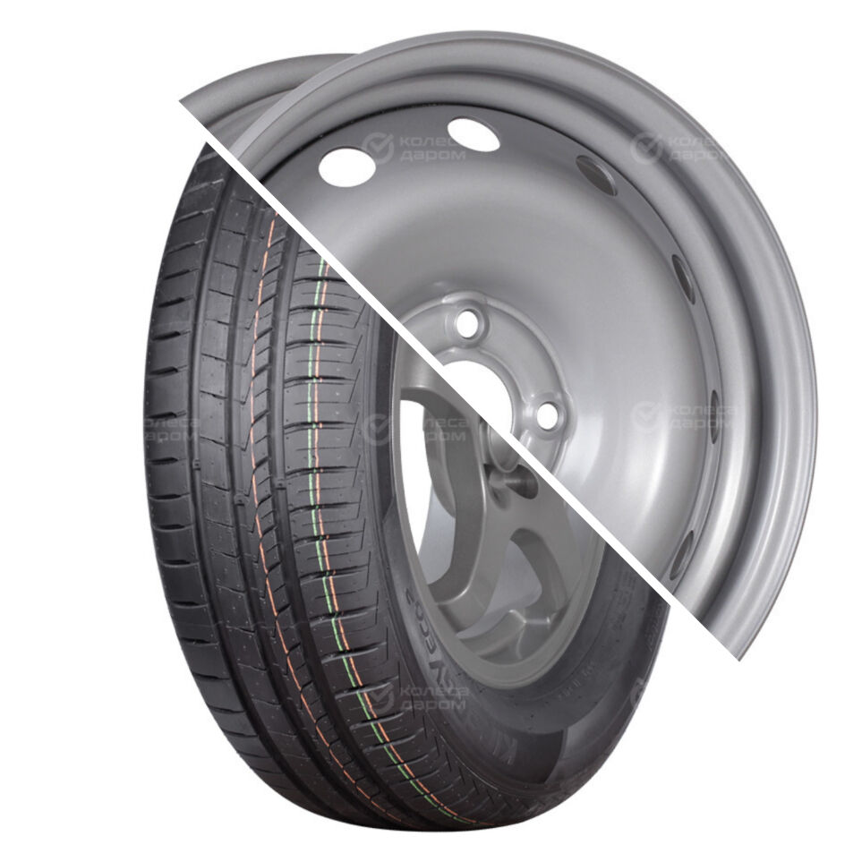 Kinergy Eco 2 K435 R15 185/65 92T XL + Тольятти Largus Logan R15x6 4x100 ET50 CB60.1 Silver R15 185/65 92T XL + R15x6 4x100 ET50 CB60.1 Silver