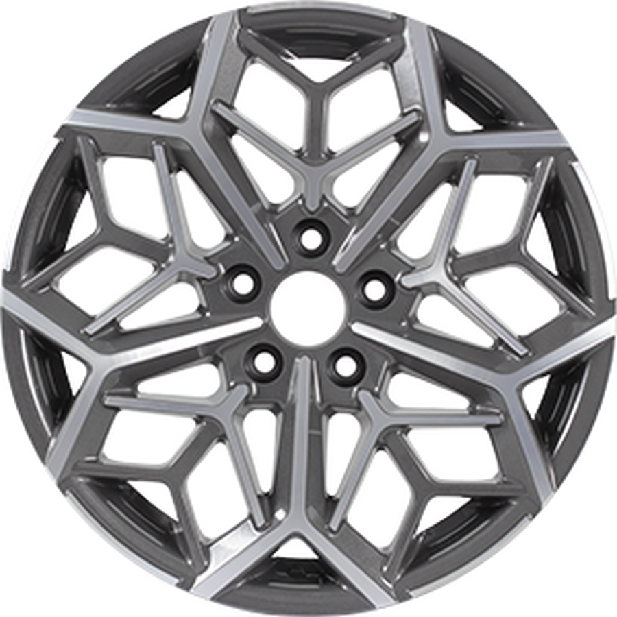 KDW KD1710 R17x7 5x114.3 ET50 CB67.1 Grey_Front_Polished (Дефект ЛКП)*