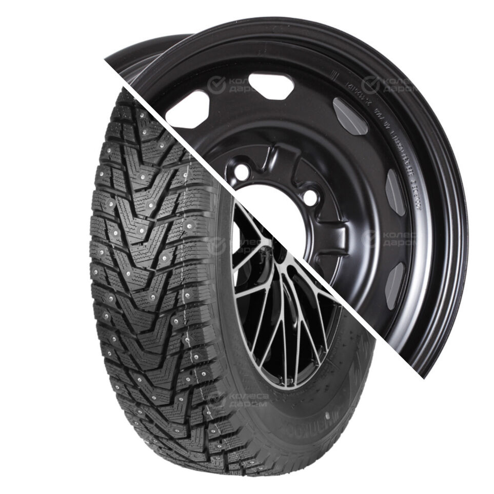Accuride Winter i Pike X W429A R16 225/75 104T шип () + УАЗ Patriot, Hunter R16x6.5 5x139.7 ET40 CB108.5 Bl Winter i Pike X W429A R16 225/75 104T шип + УАЗ Patriot, Hunter R16x6.5 5x139.7 ET40 CB108.5 Blac