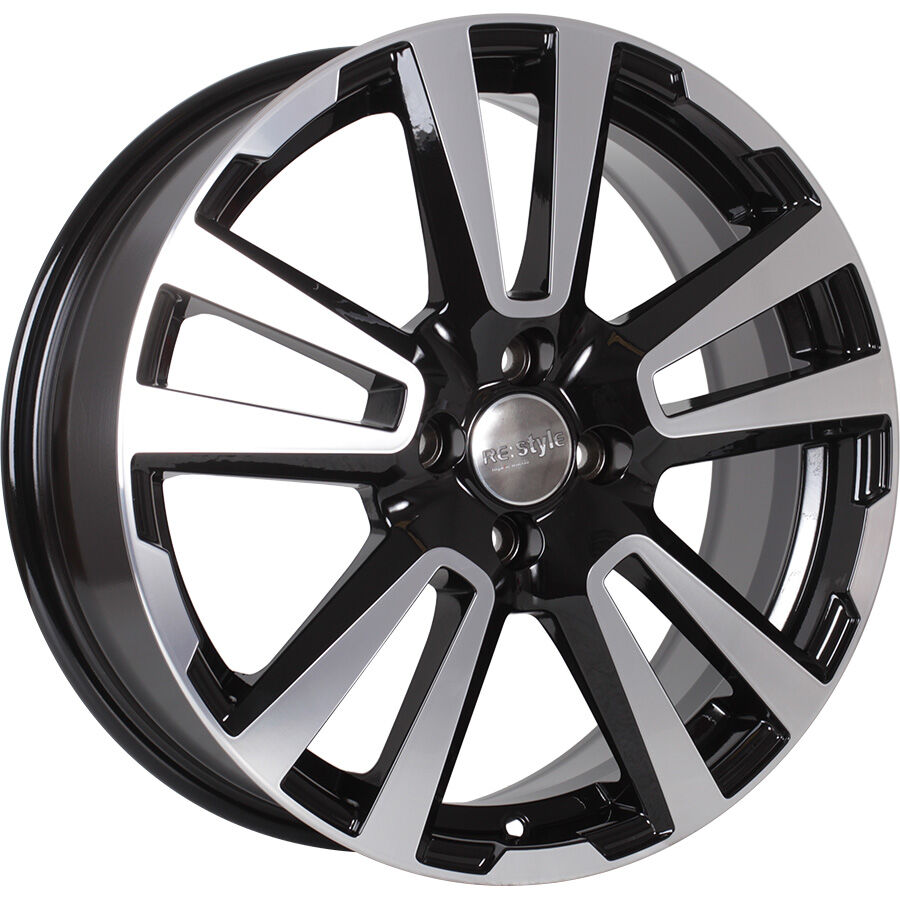 iFree Original КС874 (17_Vesta Cross) R17x6.5 4x100 ET43 CB60.1 Almaz_black (Мятый обод)*
