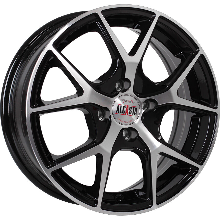 Alcasta M52 R15x6 5x100 ET38 CB57.1 BKF