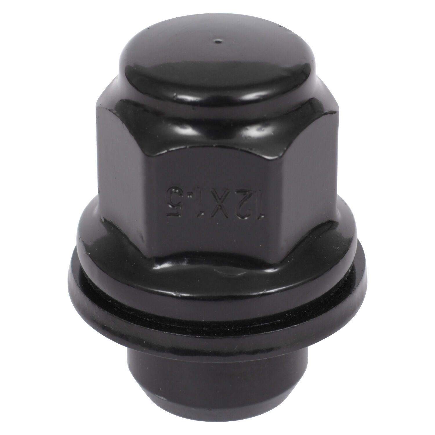 LS (Крепеж) Гайка 12х1,5  37 пресс/шайба 21мм Black H-98-0002NEW