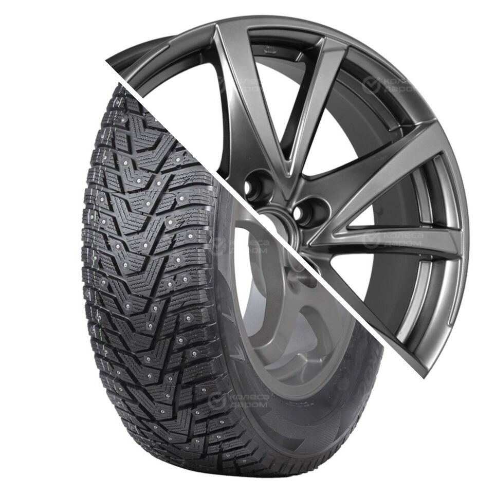 Hankook Winter i Pike RS2 W429 R16 215/55 97T шип   () + Игуана-оригинал R16x6.5 5x108 ET50 CB63.35 Dark_pla Winter i Pike RS2 W429 R16 215/55 97T шип    + Игуана-оригинал R16x6.5 5x108 ET50 CB63.35 Dark_plati