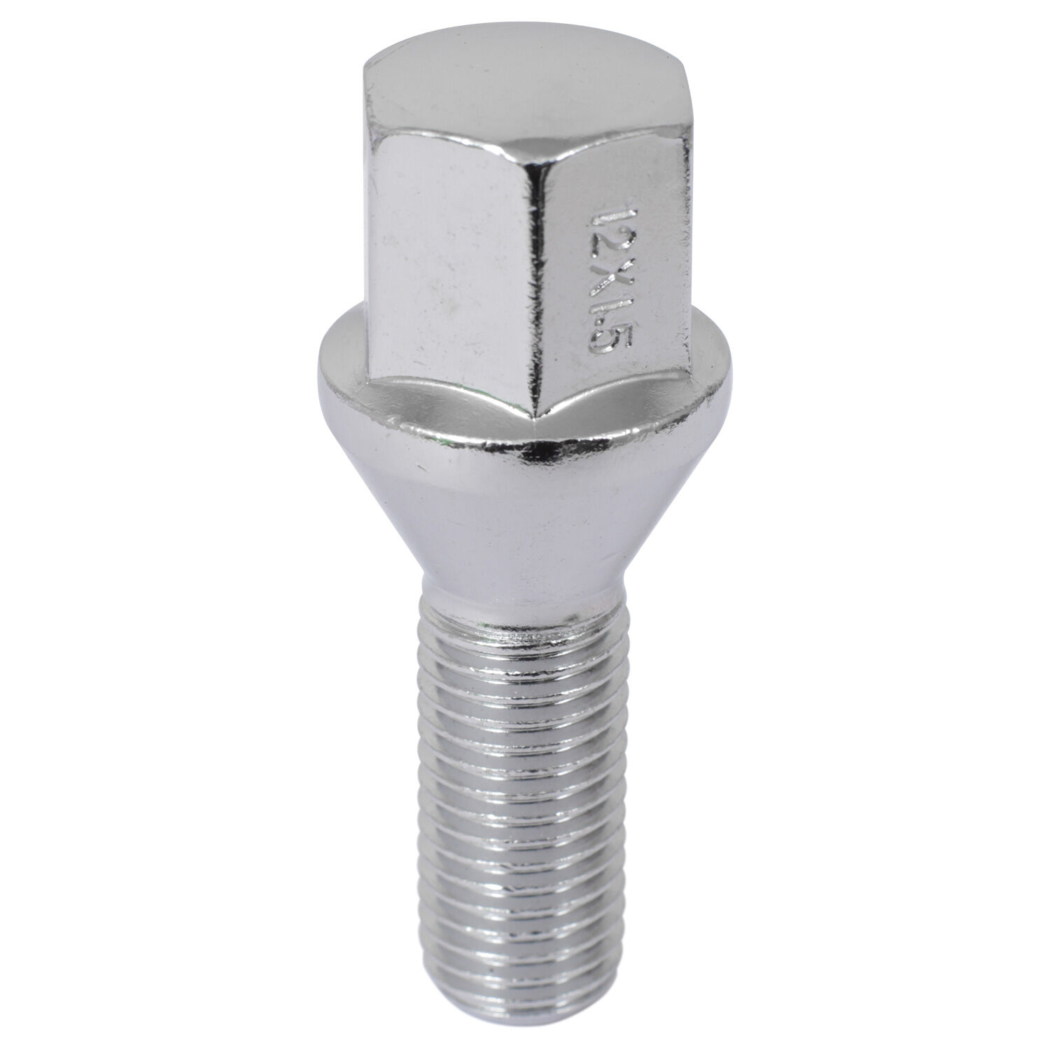 LS (Крепеж) Болт 12х1,5 54/27 конус 17мм хром 954