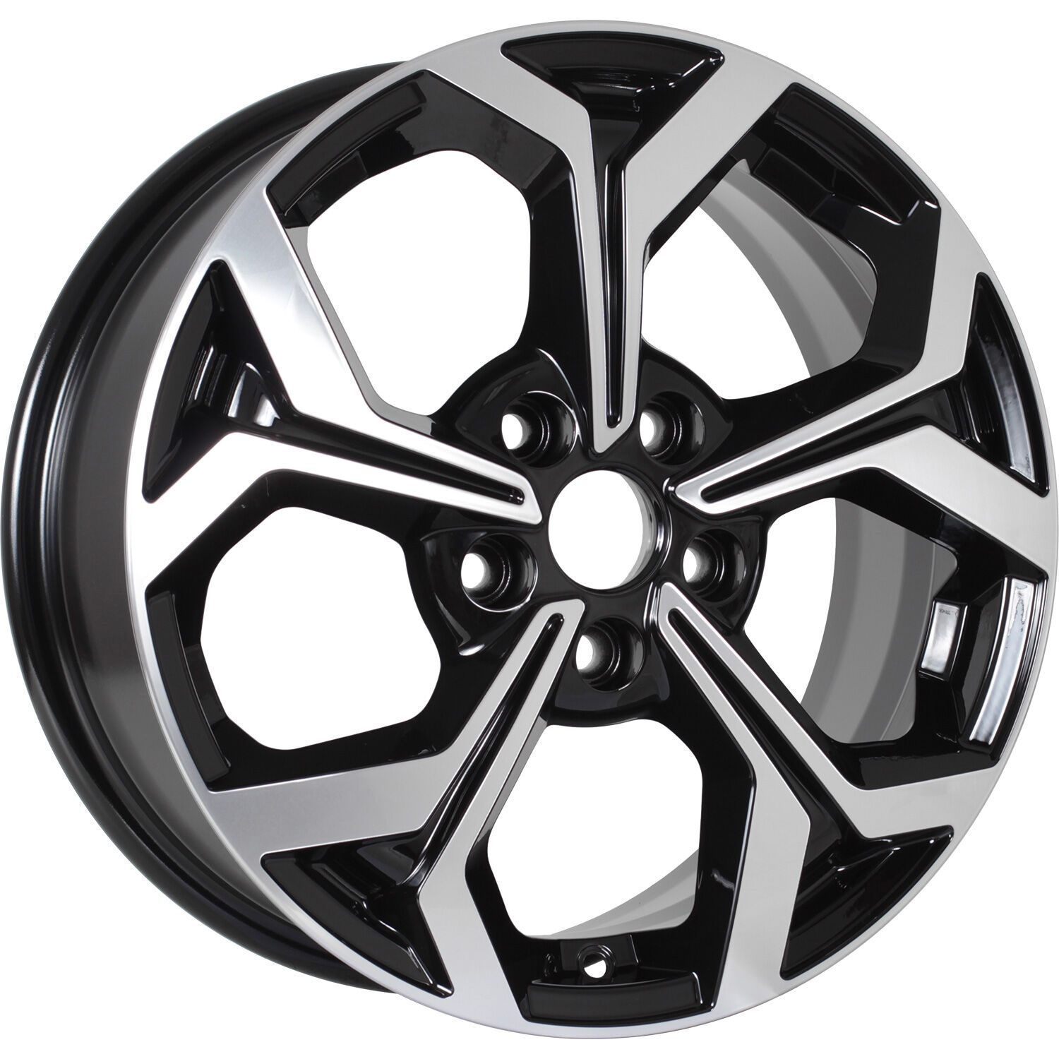 KDW KD1639 (16_Ceed CD) R16x6.5 5x114.3 ET50 CB67.1 Black_Front_Polished