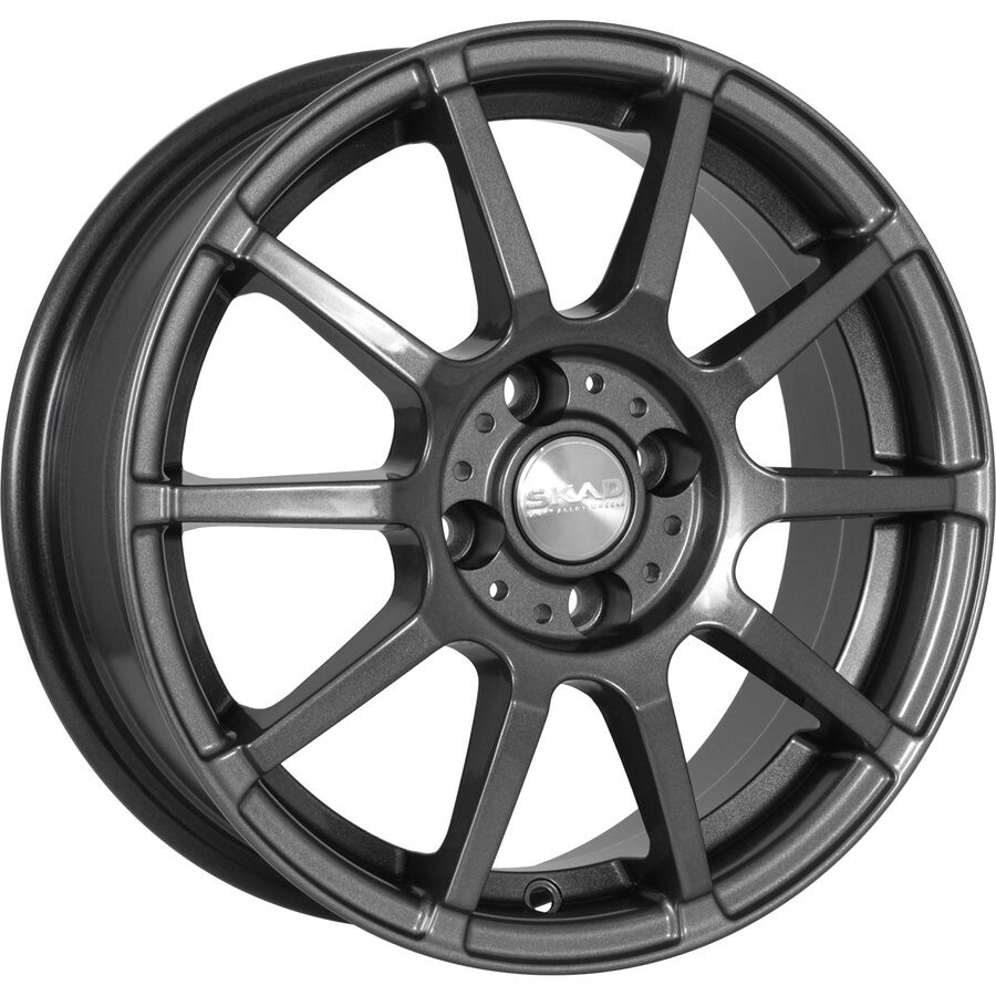 СКАД Акита R15x6 4x100 ET40 CB60.1 Graphite (Мятый обод)*