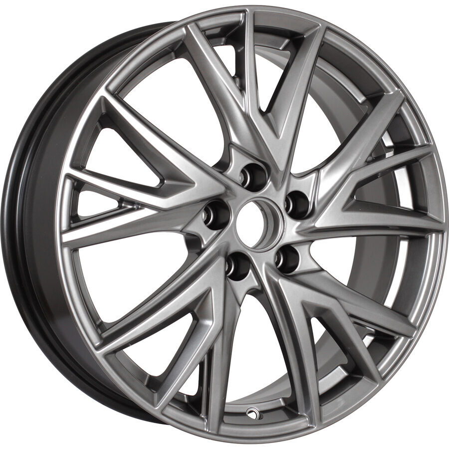 КиК Кайлас R18x6.5 5x108 ET33 CB60.1 Dark_platinum (Мятый обод)*