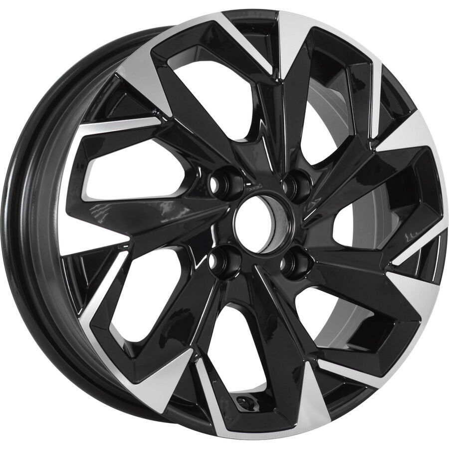 KHOMEN KHW1402 (14_ZV Datsun on-DO/Granta) R14x5.5 4x98 ET35 CB58.5 Black_FP (Мятый обод)*