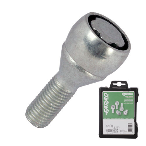 Farad Болт секретный  Farad 12х1,5х25 4+2 17 конус AN125/2