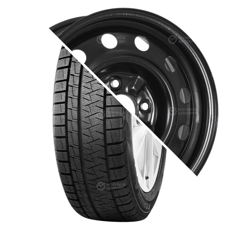 Trebl Ice Friction R15 195/65 95T XL   () + 8075 TREBL R15x6 4x114.3 ET43 CB67.1 Black  Ice Friction R15 195/65 95T XL    + 8075 TREBL R15x6 4x114.3 ET43 CB67.1 Black
