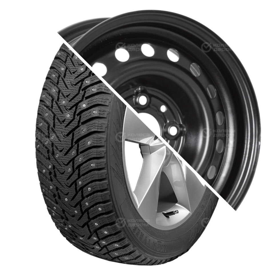 Trebl (Nokian Tyres) NORDMAN 8 R13 175/70 82T шип   () + 42B29C_P TREBL R13x5 4x98 ET29 CB60.1 Black  (Nokian Tyres) NORDMAN 8 R13 175/70 82T шип    + 42B29C_P TREBL R13x5 4x98 ET29 CB60.1 Black