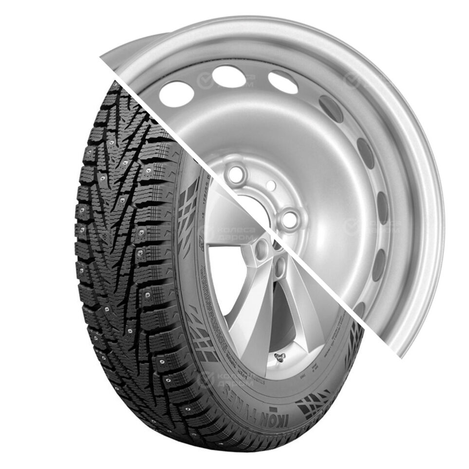 Accuride Character Ice 7 R14 175/65 86T шип XL  + ВАЗ 2170 (16 отверстий) R14x5.5 4x98 ET35 CB58.6 Silver R14 175/65 86T шип XL  + R14x5.5 4x98 ET35 CB58.6 Silver