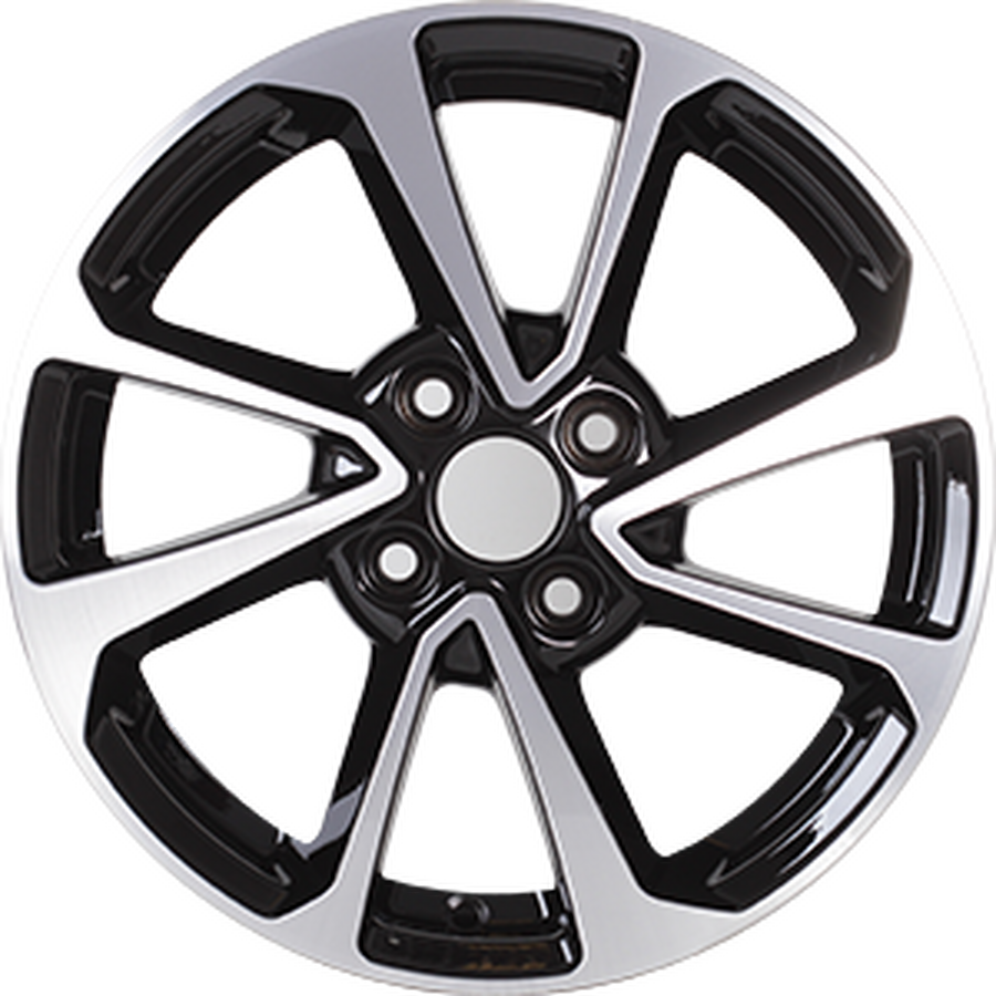 iFree Original КС861 (ZV 15_Solaris I) R15x6 4x100 ET48 CB54.1 Almaz_black (Мятый обод)*