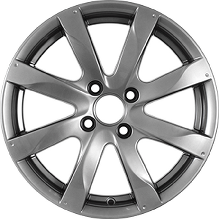 КиК Джемини R14x5.5 4x100 ET39 CB67.1 Dark_platinum (Скол на ободе)*