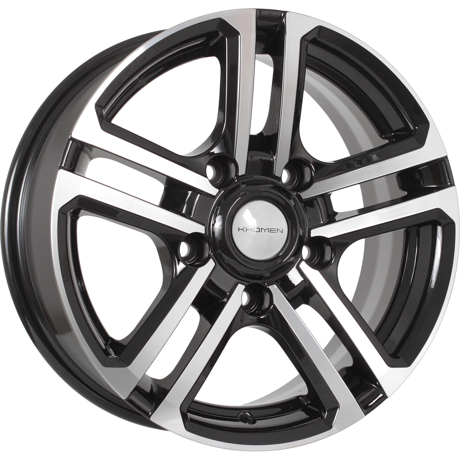KHOMEN KHW1602 (Niva 4x4 Bronto) R16x6.5 5x139.7 ET35 CB98.5 Black_FP