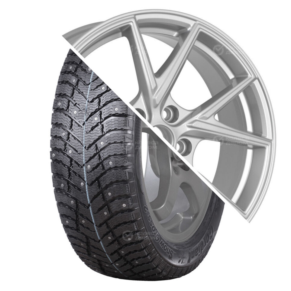 Snow Cross 2 SUV 225/65 R 17 106T шип () + Up105 R17x7 5x114.3 ET40 CB66.1 Silver_Classic Snow Cross 2 SUV 225/65 R 17 106T шип + Up105 R17x7 5x114.3 ET40 CB66.1 Silver_Classic