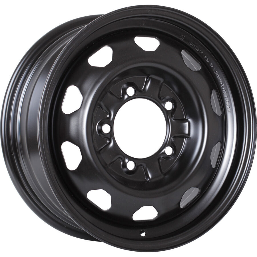 Kronprinz (Accuride) УАЗ Patriot, Hunter R16x6.5 5x139.7 ET40 CB108.5 Black (Мятый обод)*