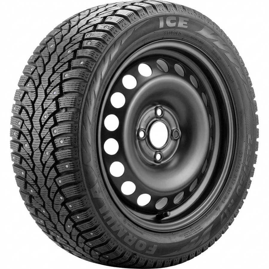 Ice R15 185/65 88T шип + Логан 2 R15x6 4x100 ET40 CB60.1 Black R15 185/65 88T шип + R15x6 4x100 ET40 CB60.1 Black
