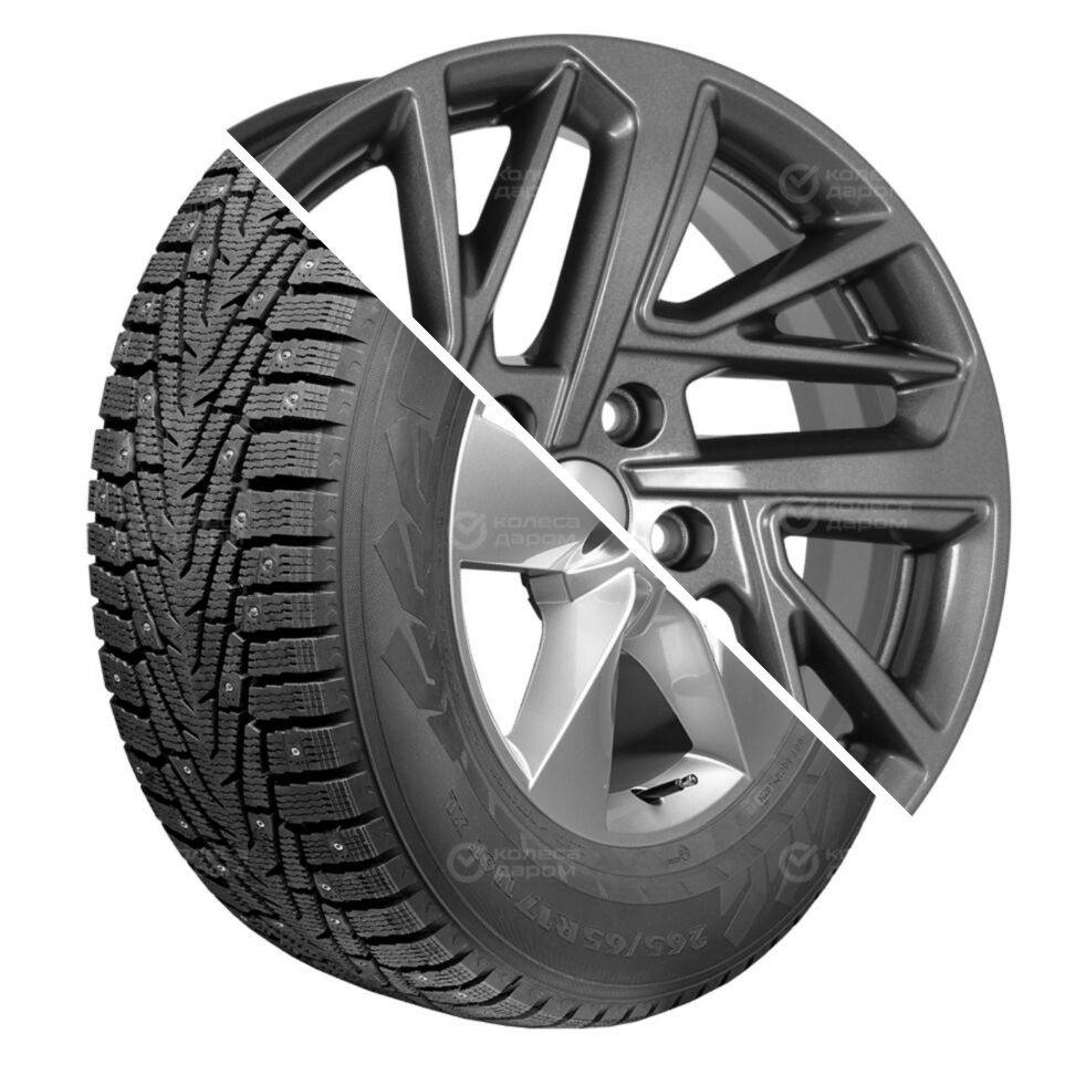 СКАД (Nokian Tyres) NORDMAN 7 SUV R17 225/65 106T шип XL   () + KL-372 R17x7 5x114.3 ET50 CB54.1 Graphite (Nokian Tyres) NORDMAN 7 SUV R17 225/65 106T шип XL    + KL-372 R17x7 5x114.3 ET50 CB54.1 Graphite