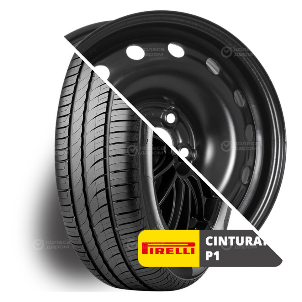 Cinturato P1 Verde R15 185/60 84H + 64H38DP R15x6 5x100 ET38 CB57.1 Black R15 185/60 84H + R15x6 5x100 ET38 CB57.1 Black