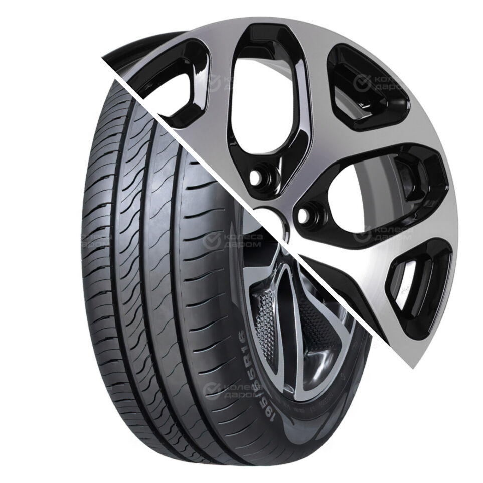 Viatti Strada 2 (V-134) R16 205/55 94V () + КС869 (ZV 16_Octavia FL) R16x6.5 5x112 ET46 CB57.1 Almaz_bla Strada 2 (V-134) R16 205/55 94V + КС869 (ZV 16_Octavia FL) R16x6.5 5x112 ET46 CB57.1 Almaz_black