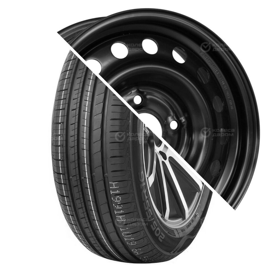 ТЗСК Comfort II R15 185/65 88H () + Тольятти Huyndai Solaris/Kia Rio R15x6 4x100 ET48 CB54.1 Black Comfort II R15 185/65 88H + Тольятти Huyndai Solaris/Kia Rio R15x6 4x100 ET48 CB54.1 Black