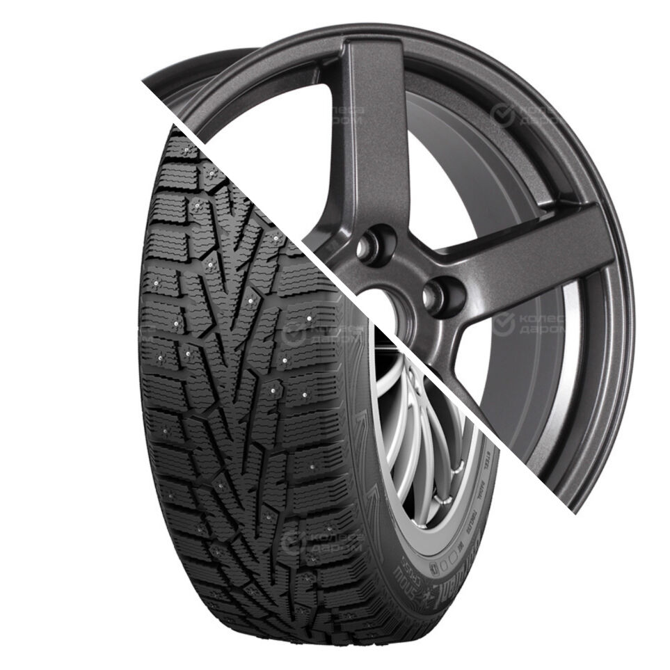NZ Snow Cross R17 225/65 106T шип   () + R-02 R17x7 5x114.3 ET45 CB54.1 Graphite  Snow Cross R17 225/65 106T шип    + R-02 R17x7 5x114.3 ET45 CB54.1 Graphite