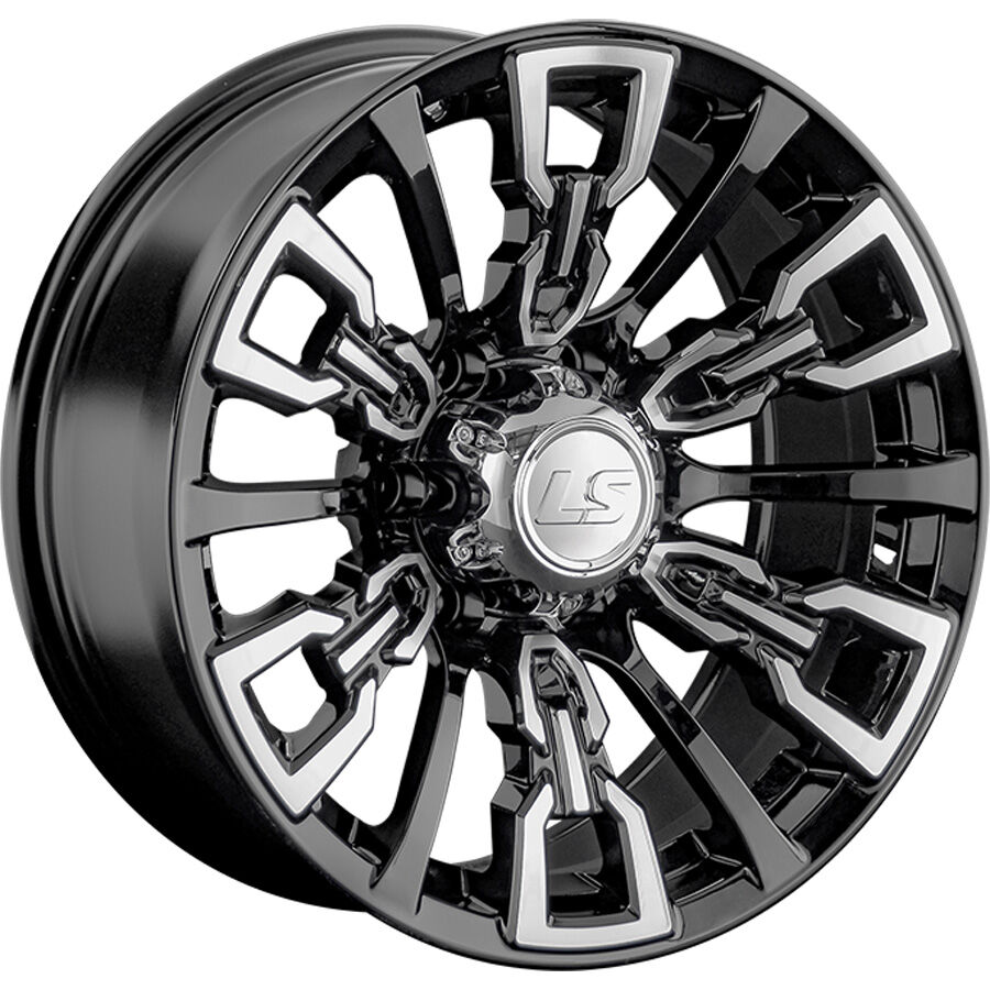LS LS 1363 R17x8 6x139.7 ET-15 CB106.1 BKF