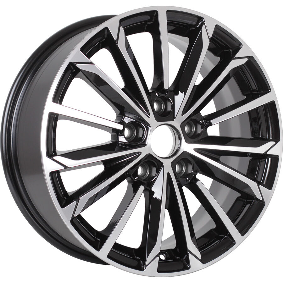 KHOMEN KHW1611 (ZV16_Qashqai) R16x6.5 5x114.3 ET40 CB66.1 Black_FP (Мятый обод)*