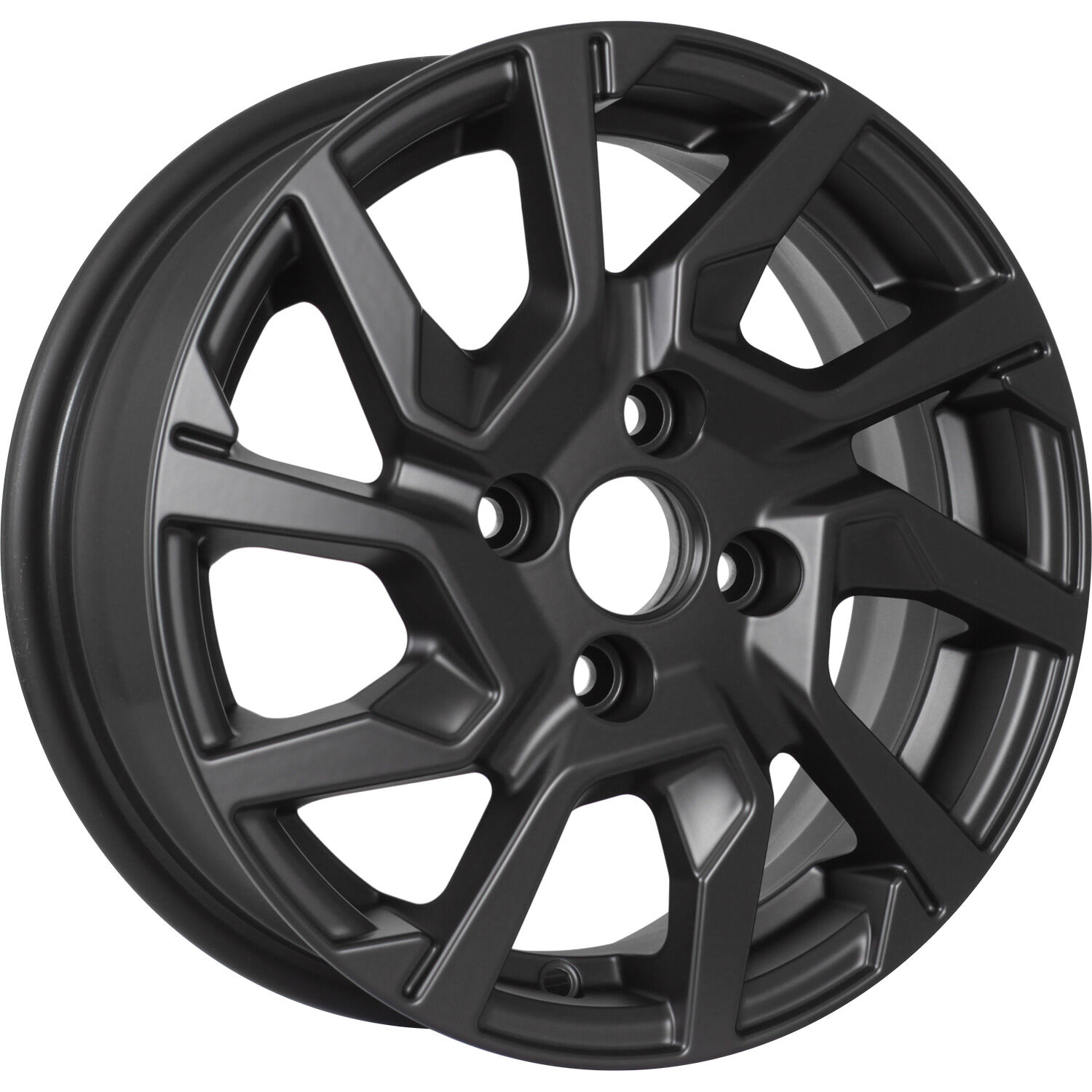 KDW KD1420 R14x5.5 4x100 ET40 CB60.1 Matt_Black_Painted