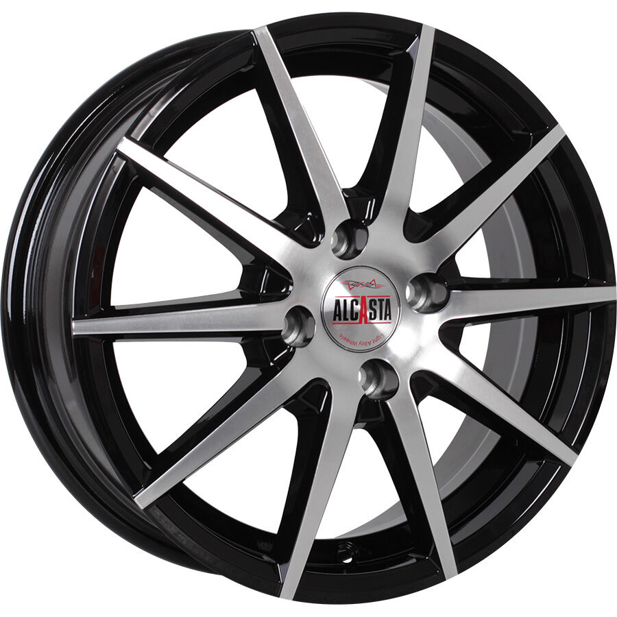 Alcasta M53 R15x6 5x100 ET38 CB57.1 BKF