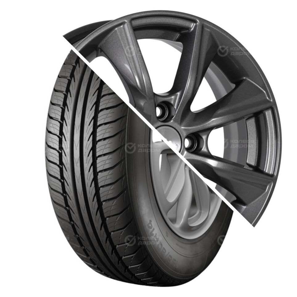 Кама BREEZE (HK-132) R15 195/65 91H () + Порту R15x6 4x100 ET46 CB54.1 Graphite BREEZE (HK-132) R15 195/65 91H + Порту R15x6 4x100 ET46 CB54.1 Graphite
