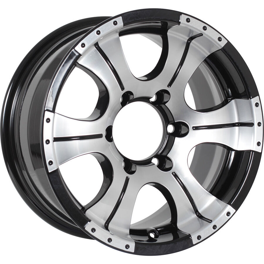 КиК Байконур R16x8 6x139.7 ET20 CB108.5 Almaz_black (Мятый обод)*