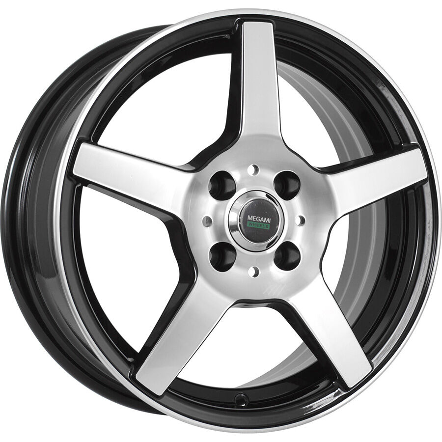 Megami AF-07 R15x6 4x100 ET46 CB54.1 BKF