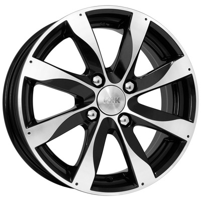 K&K 6x15/4x98 ET35 D67,1 Джемини (КС617) Алмаз черный