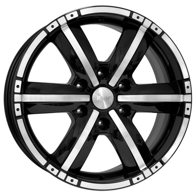 K&K 7,5x17/6x114,3 ET30 D66,1 Окинава (КС635) Алмаз черный