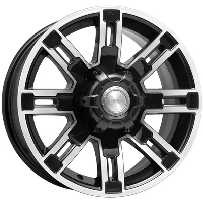 K&K 7,5x16/6x139,7 ET30 D100,1 Полюс (КС609M) Алмаз черный