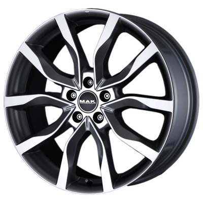 MAK 8x19/5x120 ET38 D72,6 Highlands Gunmetal Mirror Face