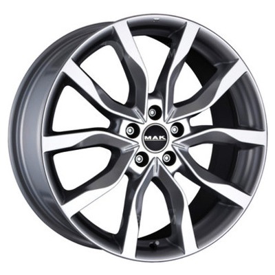 MAK 9,5x21/5x114,3 ET48 D76 Koln Gunmetal Mirror Face